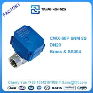 3 4 inch motorized ball valve