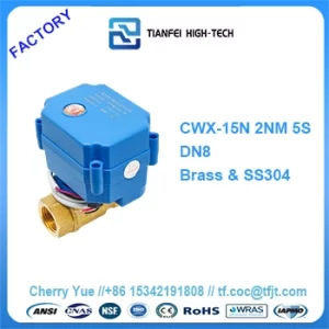 cwx 15n mini motorized valve