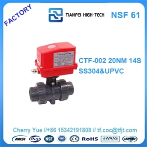 electric actuated water valves