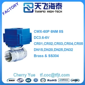 electrically operated ball valve