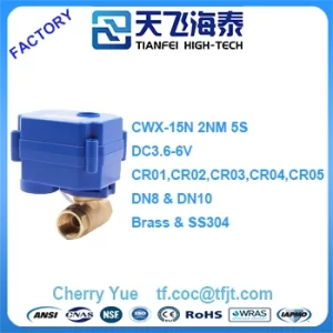 electrically operated ball valve