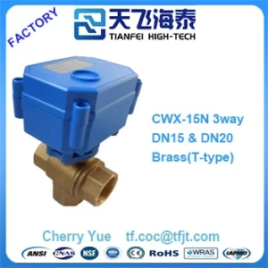 motorized ball valve 3 way