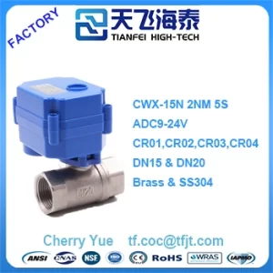 motorized on off valve