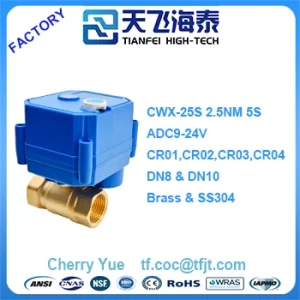 motorized shut off valve