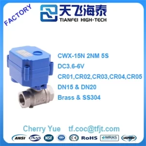 motorized shut off valve