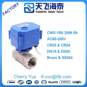 normally open motorized ball valve
