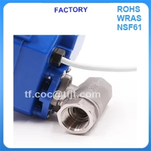 2 way motorized ball valve 3