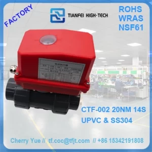 electrically operated water valve