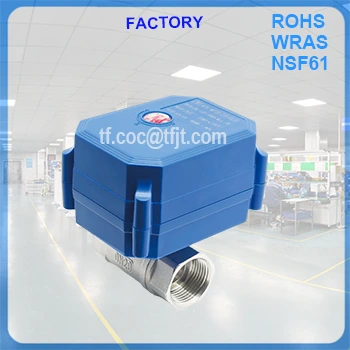 válvula de bola motorizada 120V 2