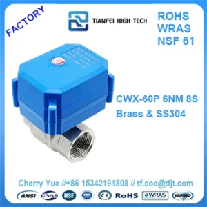 motorized ball valve 12v