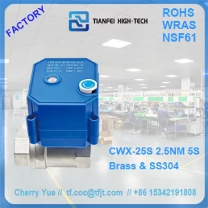 motorized water valve