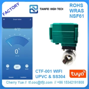 wireless water shut off valve