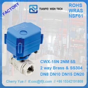 3 4 inch electric ball valve