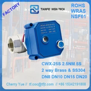 3 4 motorized ball valve