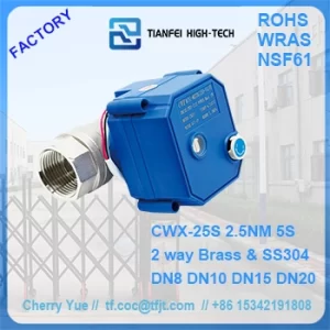 12 volt motorised ball valve