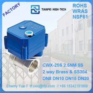 24vdc motorized ball valve